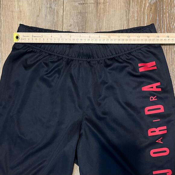 Nike Air Jordan Jumpman Basketball Shorts Men's Small Drawstring Black/Red - Picture 8 of 9